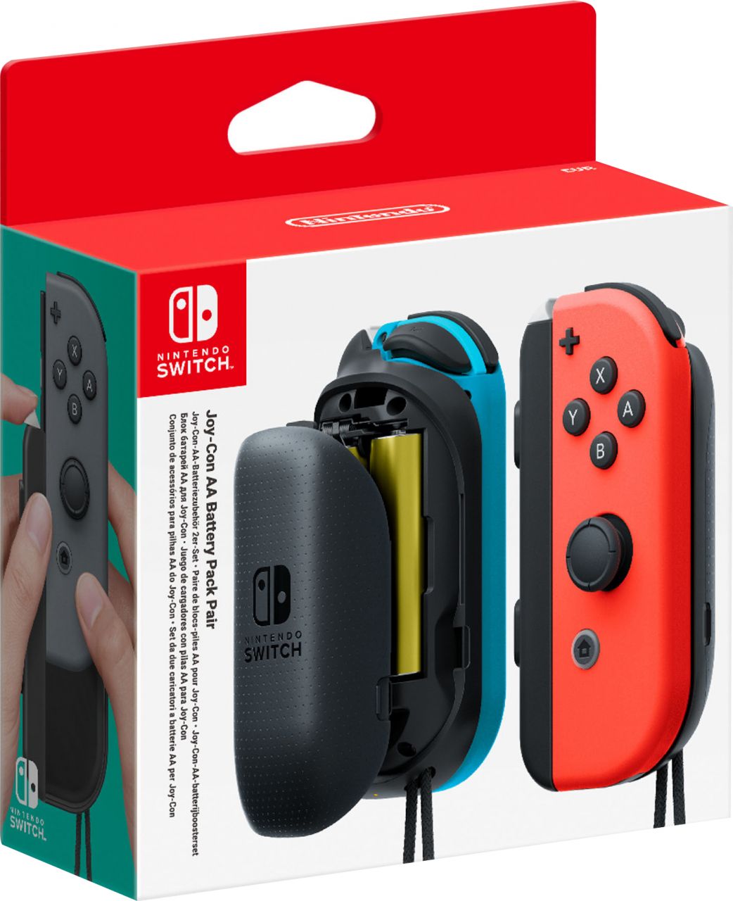 Caricatore a Batterie AA Per Joy-con (Set 2 Pezzi) Nintendo Switch