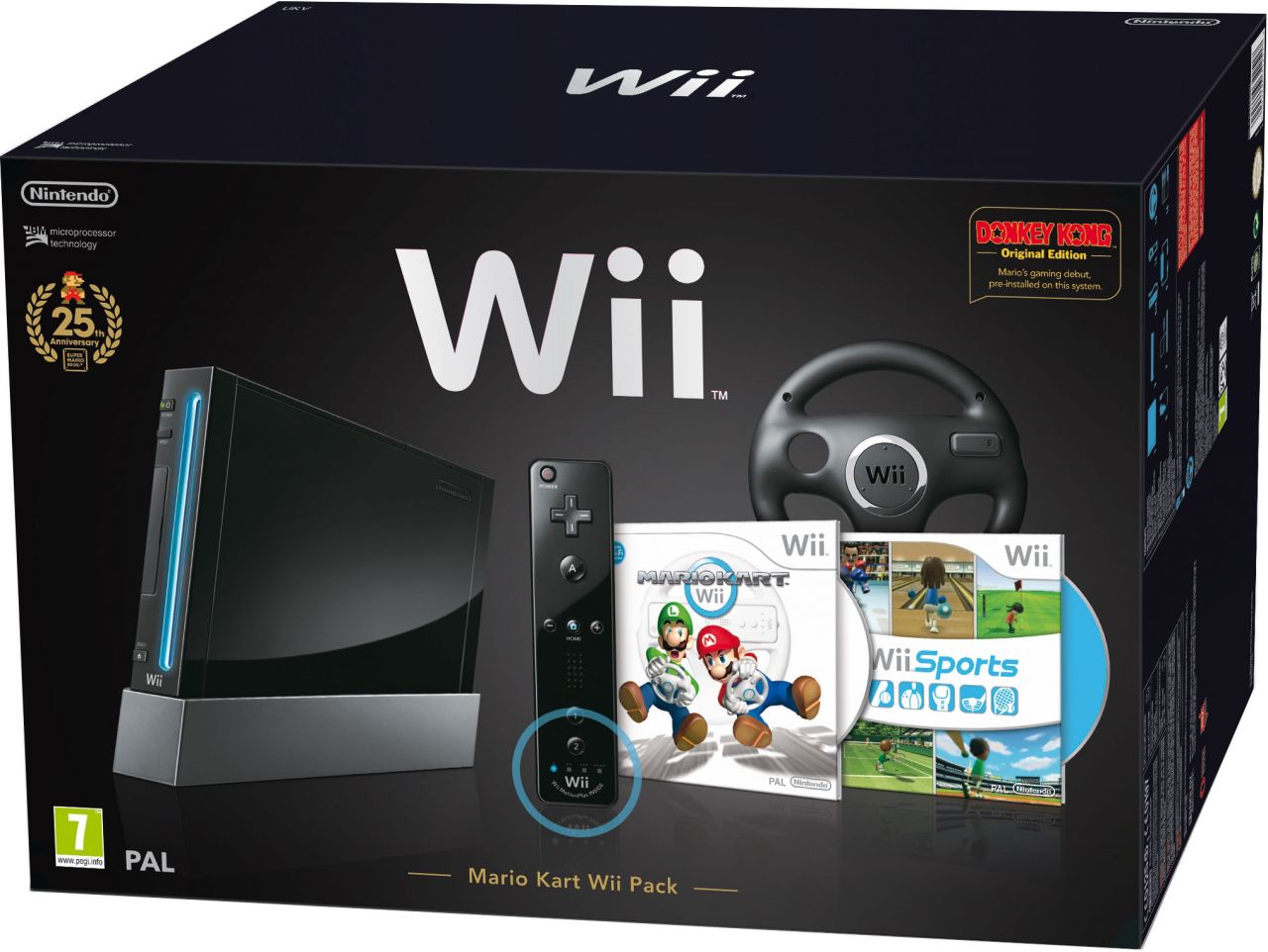 Wii Mario Kart Pack 25esimo Anniversario (Black)